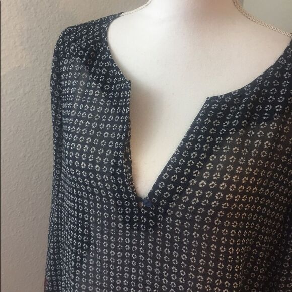 Sanctuary Sheer Long Sleeve Blouse - Picture 2 of 6